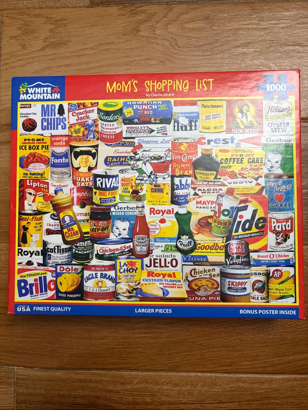 White Mountain 1000-Piece Puzzle 🧩 Mom's Shopping List
